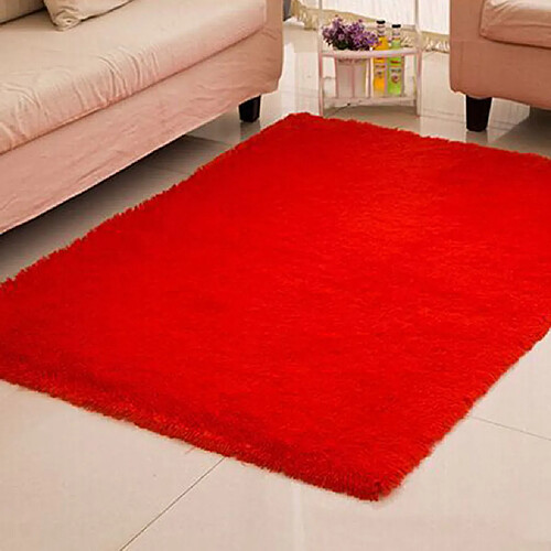 moelleux tapis antidérapant shaggy zone tapis chambre tapis tapis de sol herbe vert rouge