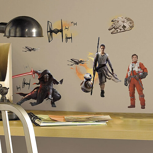 Thedecofactory STAR WARS EPISODE VII - Stickers repositionnables géants Star Wars Episode VII