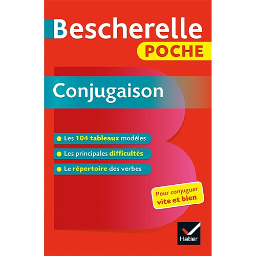 Bescherelle poche conjugaison : pour conjuguer vite et bien