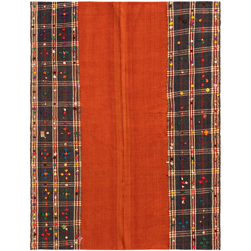 Vidal Tapis de laine 164x124 orange Jajim