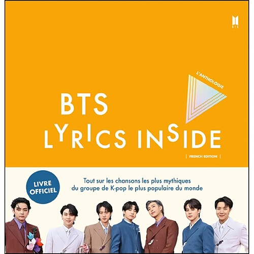 BTS lyrics inside : l'anthologie : French edition