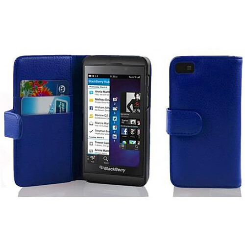 Cadorabo Coque Blackberry Z10 Etui en Bleu