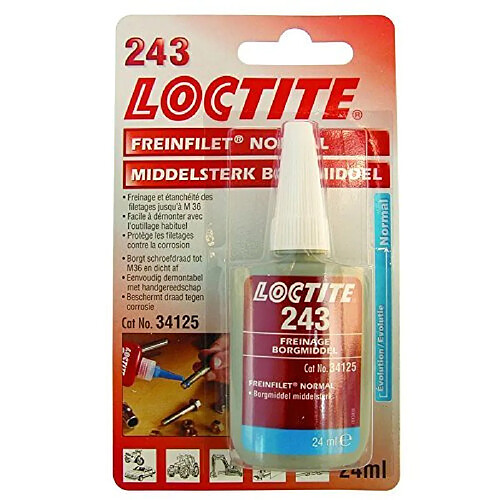 loctite 243 Frein Filet Moyen 24mL Gamme PRO Réf. 1370559