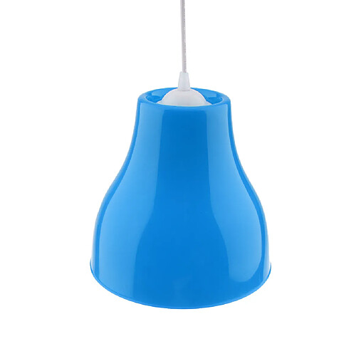 Suspension Luminaire Suspendu Abat-jour Plafond Lustre Abat-Jour Bleu