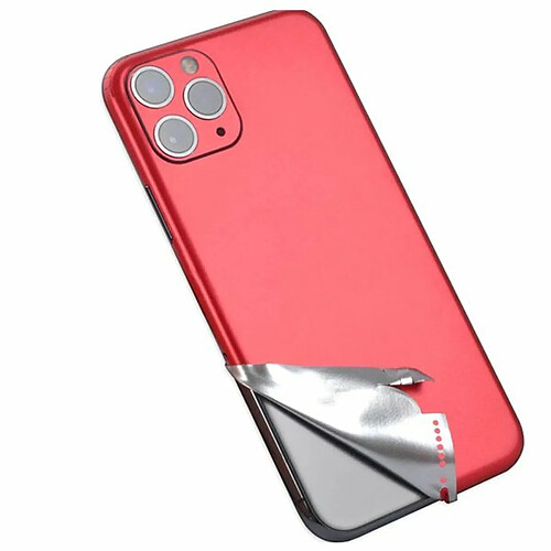 PHONECARE Film arrière Full-Edged SurfaceStickers pour iPhone 11 Pro - rouge