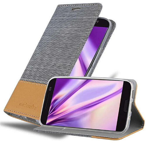 Cadorabo Coque HTC ONE M10 Etui en Gris