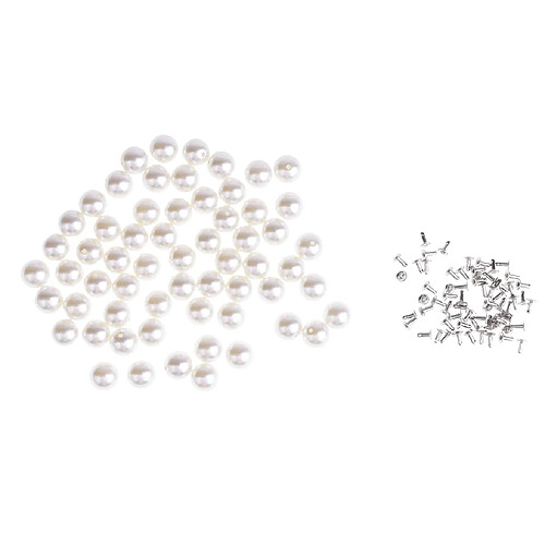 perles rivets goujons pour diy sac en cuir chaussures vêtements décor 10mm 60 ensembles