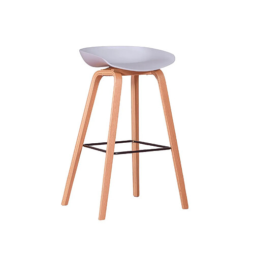 Nest Dream Tabouret nordique avec pieds en bois de hêtre (75cm) - Daxer