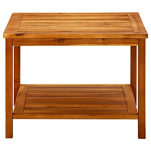 ComfortXL Table Basse 60x60x45 Cm Bois D'acacia Solide