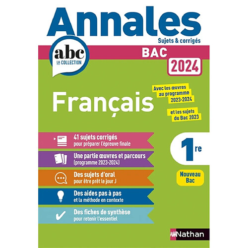 Français 1re : bac 2024 : nouveau bac · Occasion