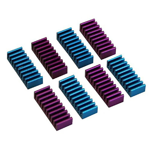 Ailettes de refroidissement auto-adhésives InLine® RAM Heat Sink 8 pcs.