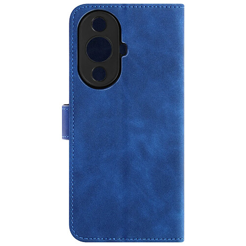 Avizar Étui pour Huawei Nova 11 Pro Clapet Portefeuille Fonction Stand Sleek Cover Bleu