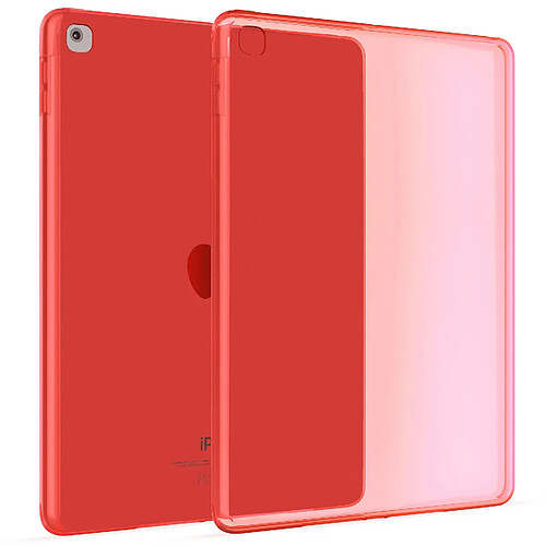 Okuli Transparent Étui Silicone Coque Housse Case Cover pour Apple iPad Mini 4 & Mini 5 en Rouge