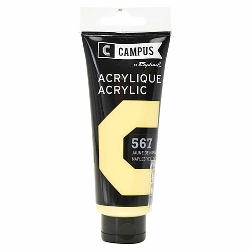 Raphael Peinture acrylique 100 ml - Jaune de Naples n°667