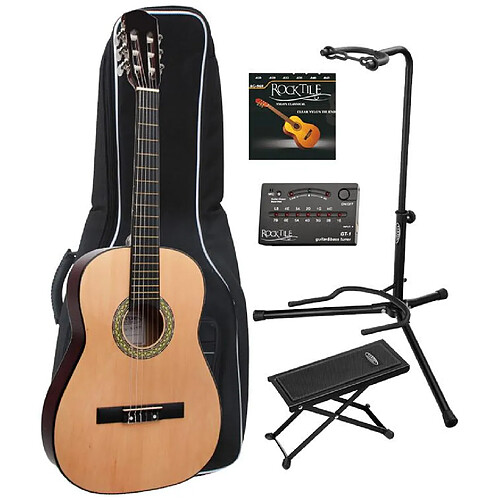 Classic Cantabile AS-851 Guitare de Concert 7/8 SET