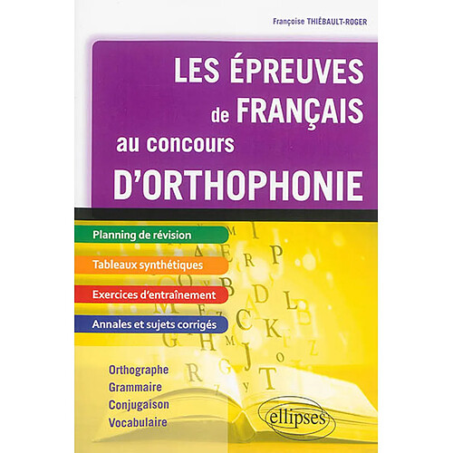 Les épreuves de français au concours d'orthophonie · Occasion