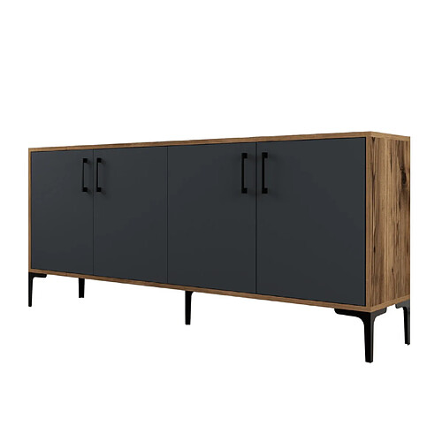 Concept Usine Buffet 180 cm style industriel ARKEL