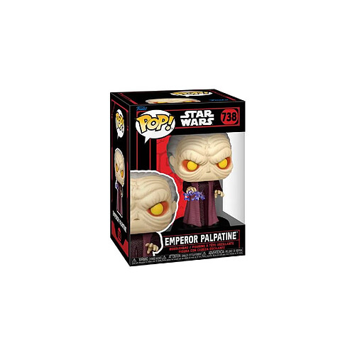 Figurine Funko Pop Star Wars empereur Palpatine avec éclair