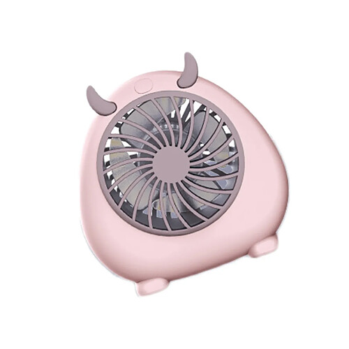 Mini Ventilateur 3 Vitesses de Vent Portable avec Porte-Clés Mini Ventilateur de Poche pour la Maison-Rose