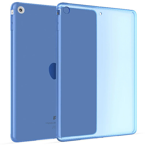 Okuli Transparent Étui Silicone Coque Housse Case Cover pour Apple iPad Mini 1, Mini 2, Mini 3 en Bleu