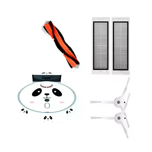 Pièces détachées pour aspirateur robot xiaomi 1S SKV4093GL, Film autocollant avec filtre HEPA et brosse latérale