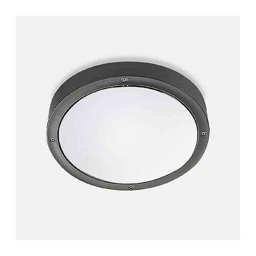 Leds C4 Plafonnier jardin Basic Aluminium Opale