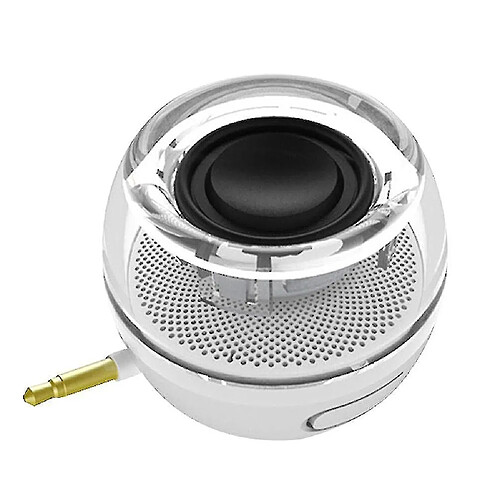 Universal Haut-parleur YYH-Bluetooth MINI PLIG DIRECT IN PORTABLE PORTABLE HEUBS 3,5 mm Subwoofer | Enceintes portables (blanc)