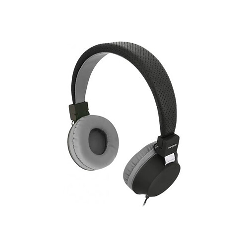 ABI DIFFUSION CAMPUS Casque Stéréo BE COLOR Jack 3,5 mm noir et gris