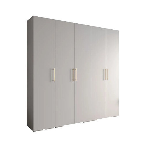 Abiks Meble Armoire Inova 3 À Portes Battantes 236,7/250/47 5 Portes (bianco/d’oro)