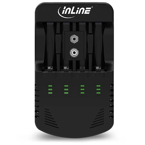 Alpexe Chargeur de batterie InLine® NiMH / NiCd, AA AAA et 9V