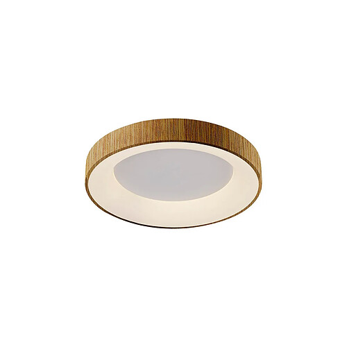 Inspired Ring Ceiling 45cm 30W LED, 3000K, 2250lm, Bois, 3 ans de garantie