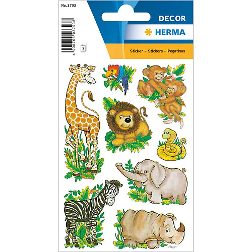 HERMA Sticker DECOR 'Animaux de la jungle' ()