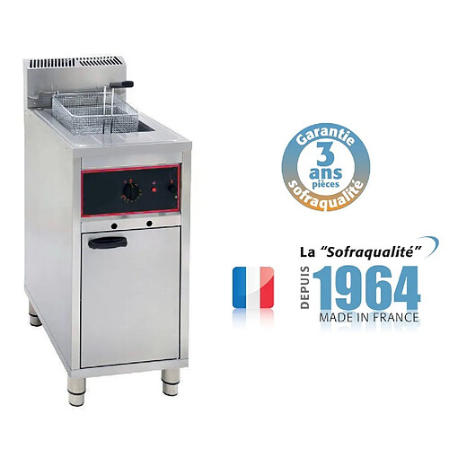 Friteuse gaz sur coffre - 16 Litres - 7 kW - Sofraca