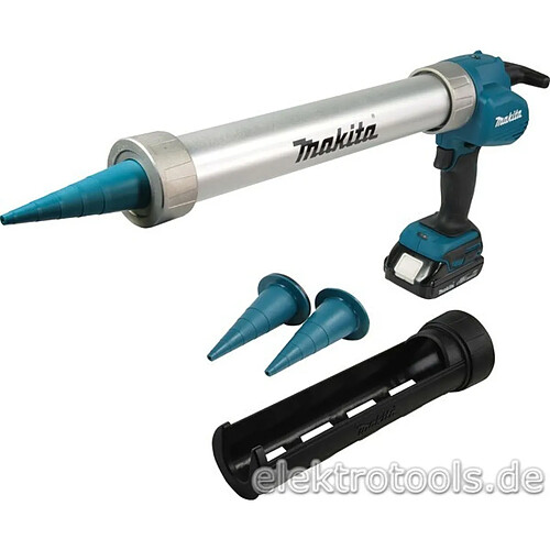 Makita DCG 180 RYEX Pistolet à cartouche sans fil 18 V + 2x Batteries 1,5 Ah + Chargeur + Mallette de transport