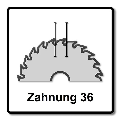 Bosch Lame de scie circulaire Expert for Wood, 165 x 1,6 x 30 mm, 36 dents (2608644026)