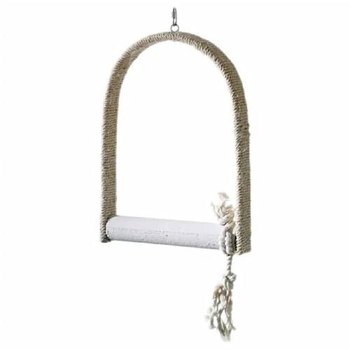 FLAMINGO Jouet balançoire pour oiseaux Sisal XL 26x10x48 cm