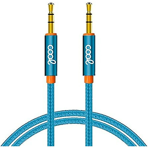 Câble Audio Jack (3,5 mm) Cool Bleu 1 m