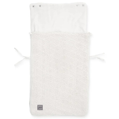 Jollein Sac de confort pour bébés River Knit Blanc crème