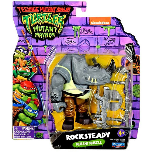 Teenage Mutant Ninja Turtles Figurine Tortue Ninja Mutant rocksteady mutant muscle