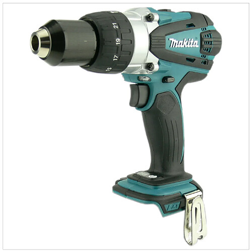 Makita BHP 458 Z LXT Perceuse visseuse à percussion sans fil LXT 18 V Li-Ion Solo - uniquement outil sans accessoires, avec poignée latérale