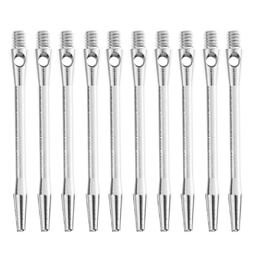 10 pièces 52mm alliage solide dart arbres souches accessoire de jeux d'intérieur argent