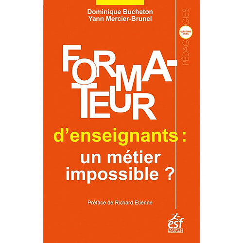 Formateur d'enseignants : un métier impossible ? : postures et dilemmes lors de l'entretien d'accompagnement