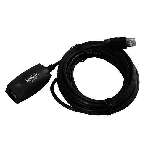 Eminent Câble de Rallonge Ewent EW1014 USB 2.0 5 m Noir