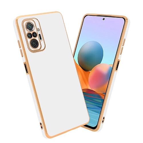 Cadorabo Coque Xiaomi RedMi NOTE 10 PRO Etui en Blanc