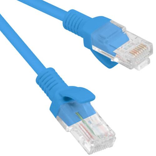 Câble réseau Ethernet UTP Lanberg Cat.6 bleu 3m