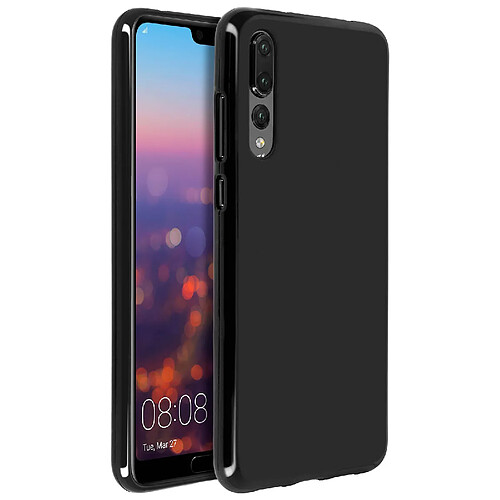 Avizar Coque Huawei P20 Pro coque silicone gel protection Dos Antitraces Noir