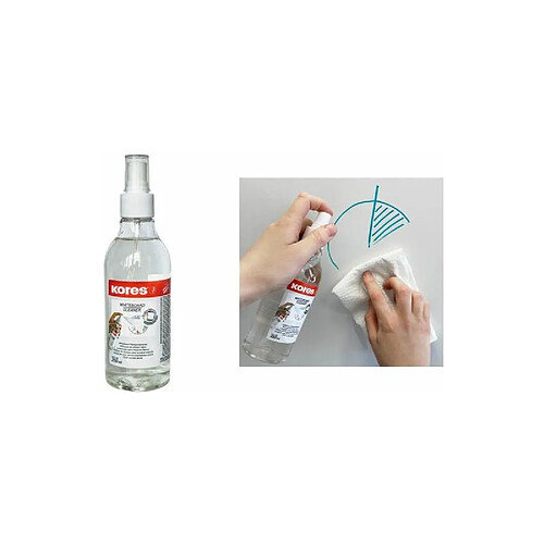 Kores Nettoyant pour tableau blanc, vaporisateur de 250 ml ()