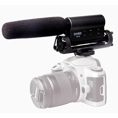 Wewoo Micro pour DSLR et DV caméscope Professional Photography Interview Microphone dédié