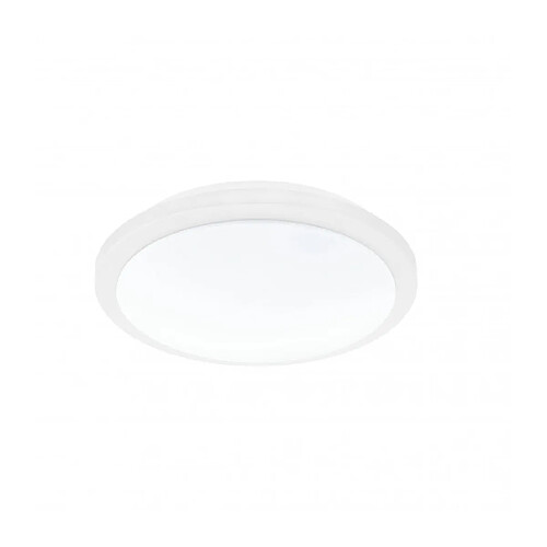 EGLO Plafonnier COMPETA-ST blanc Hauteur 11 Cm abat jour blanc