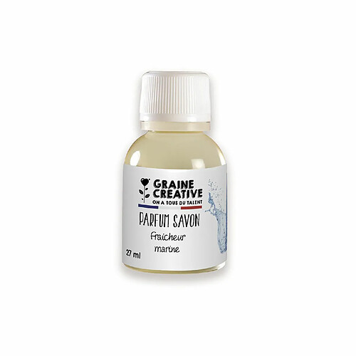 Graines Creatives Parfum pour savon - Fraîcheur marine 27 ml